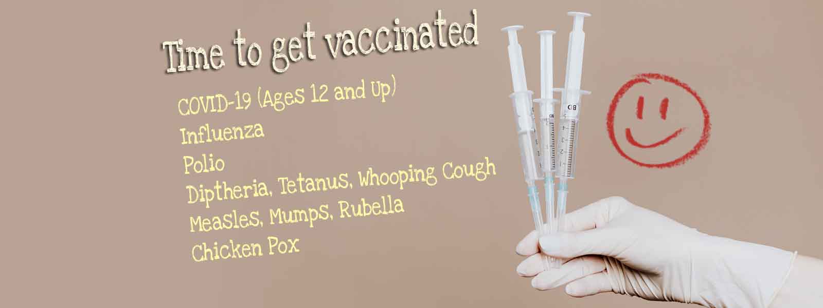 Offering Vaccines for Adults and Children
