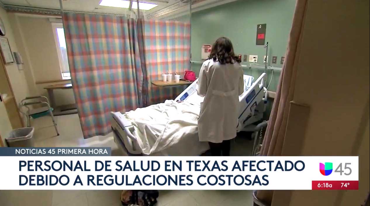 What are the regulations that affect healthcare personnel in Texas?